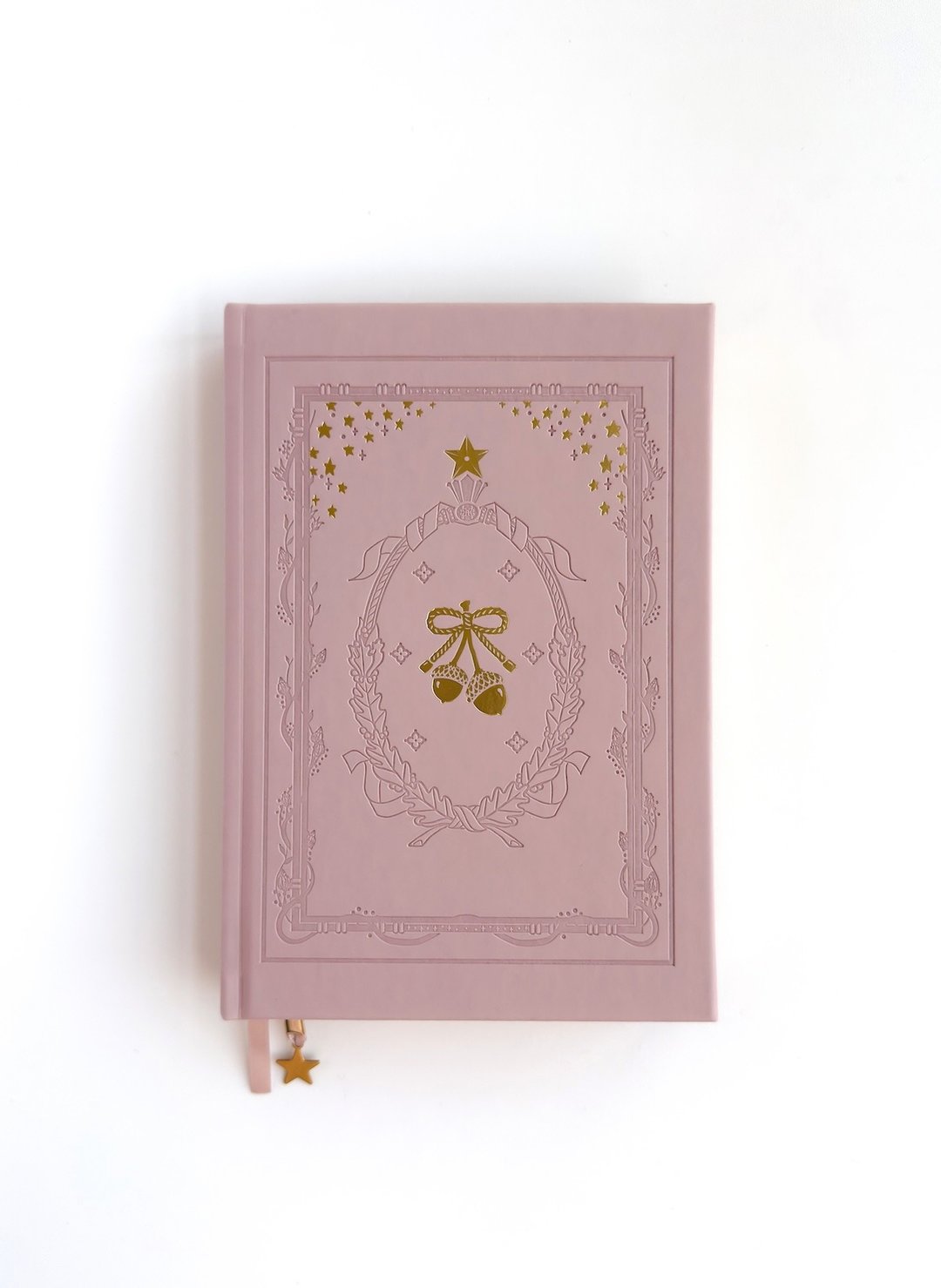 小橡果 A5 点阵手帐本 (160gsm 厚磅纸) - 笔记本/手帐 - 人造皮革 粉红色