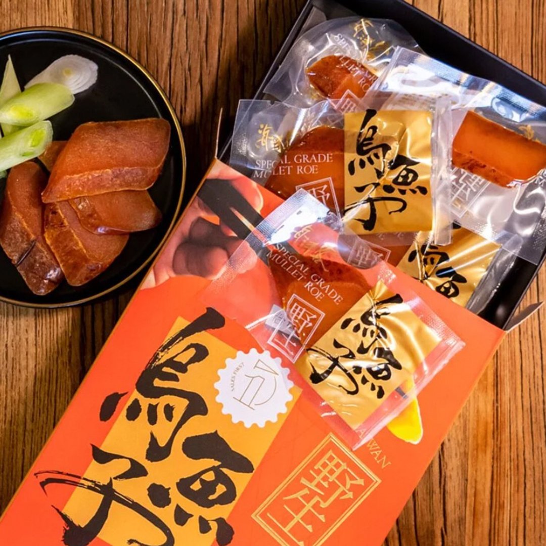 海涛客│台湾野生一口乌鱼子精致礼盒150g - 熟食小吃 - 新鲜食材 咖啡色