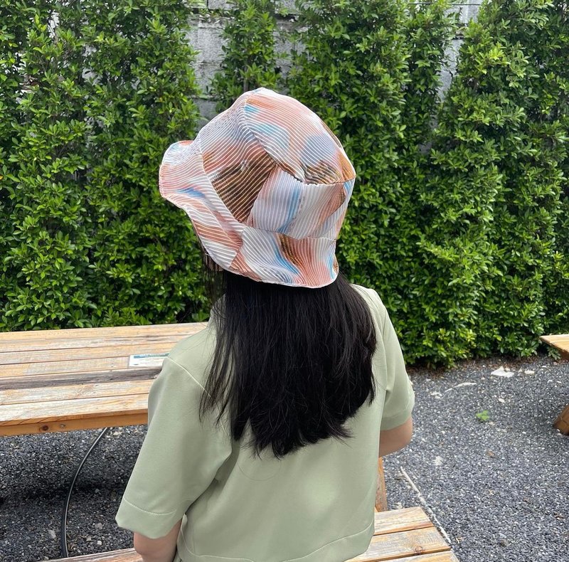 Wyllabrand Plissé bucket hat Chocolate muffin - 帽子 - 其他材质 咖啡色