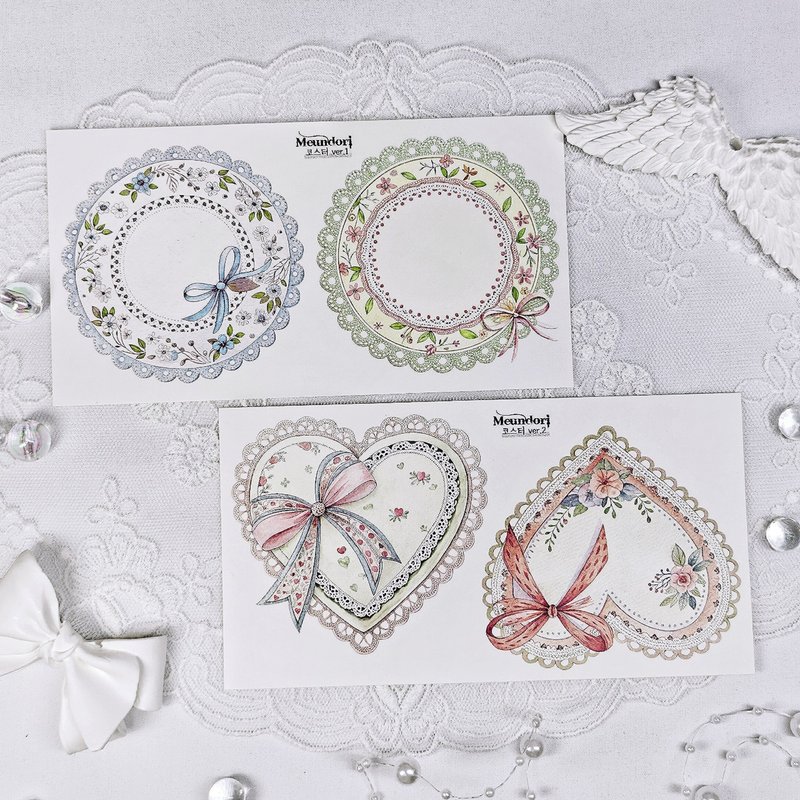 茶杯垫贴纸 - 贴纸 - 纸 