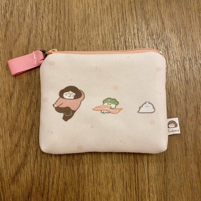 零钱包 - 懒懒闲赏樱花 - 零钱包 - 聚酯纤维 粉红色