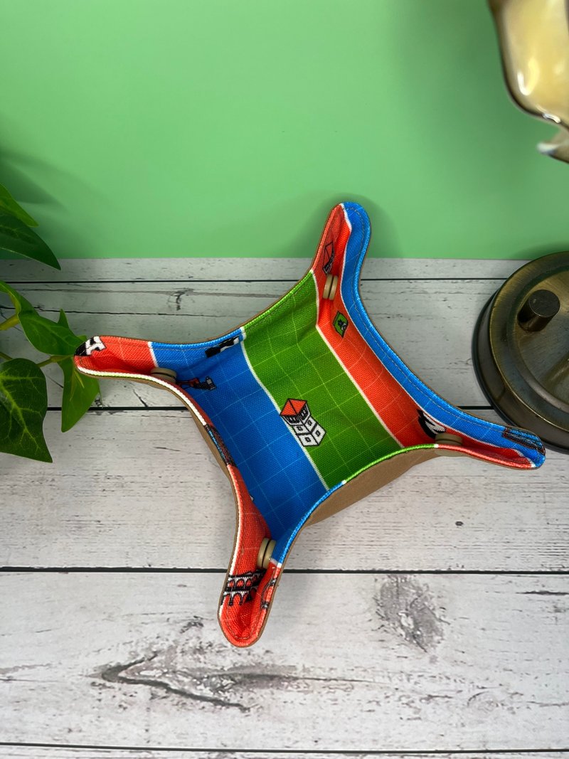 渔网纹路收纳盘 台湾布 - 收纳用品 - 棉．麻 多色