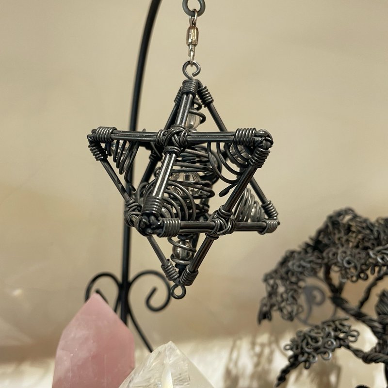 无极星 梅尔卡巴星体 - 摆饰 - 铜/黄铜 黑色