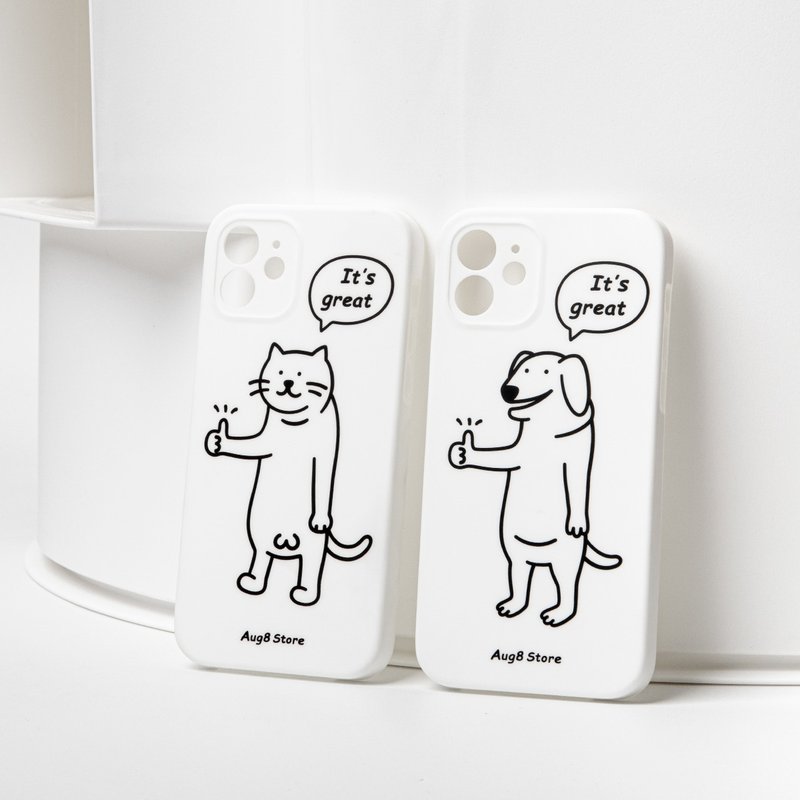 AUG8 STORE 你的猫/狗站起来说你很棒手机壳 iPhone雾面 - 手机壳/手机套 - 其他材质 