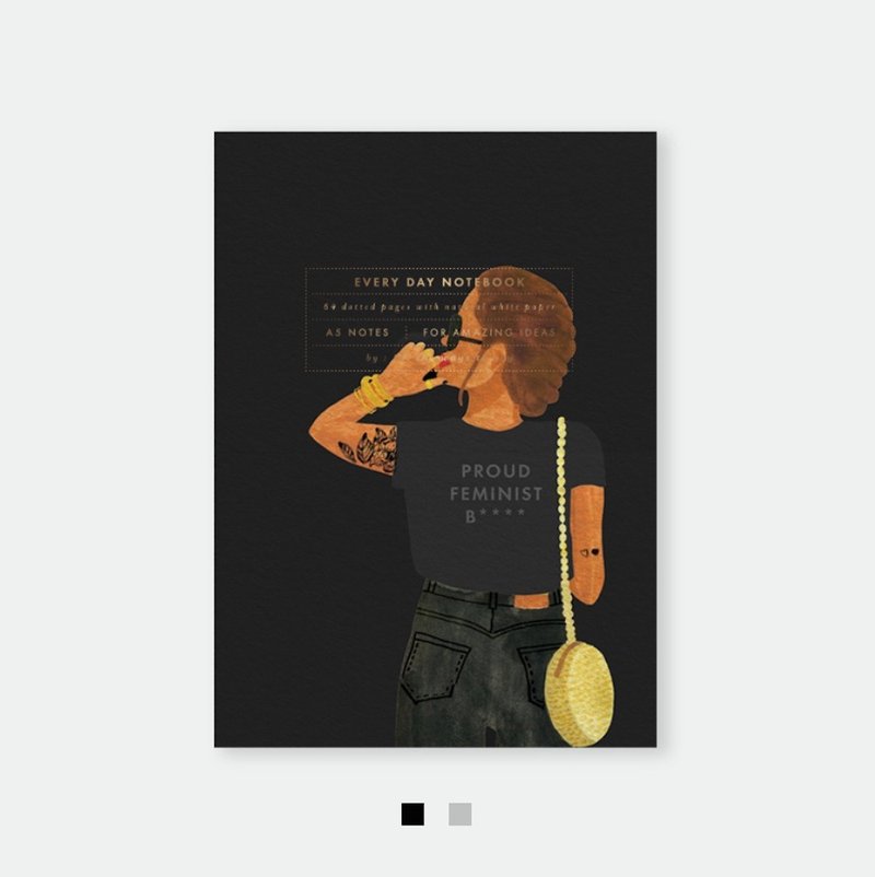 骄傲的女权主义者笔记本 - 笔记本/手帐 - 纸 