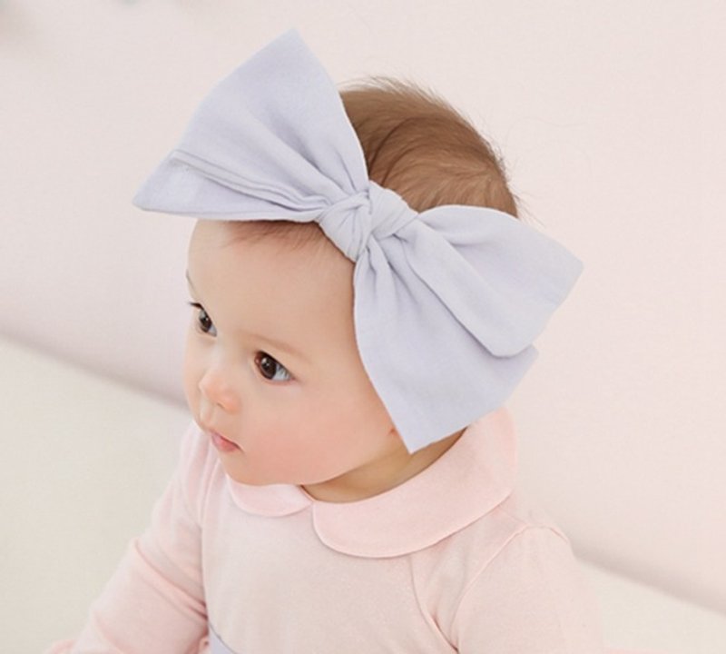 Happy Prince 阳光贝果女婴童发带 韩国制 - 围嘴/口水巾 - 棉．麻 多色