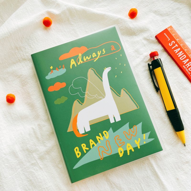 \图文手帐/ 新的一天 |无时效手帐 疗愈图文 幸运指引贴纸 - 笔记本/手帐 - 纸 绿色