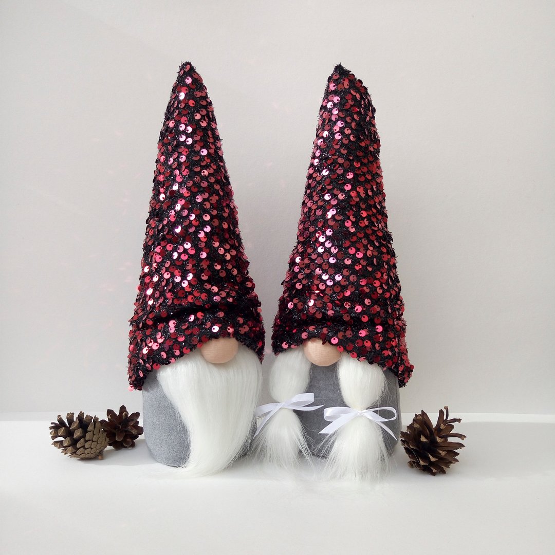 Christmas Gnomes - Handmade Gnome Christmas Decorations, 12 Inch Swedish Plush - 玩偶/公仔 - 其他材质 