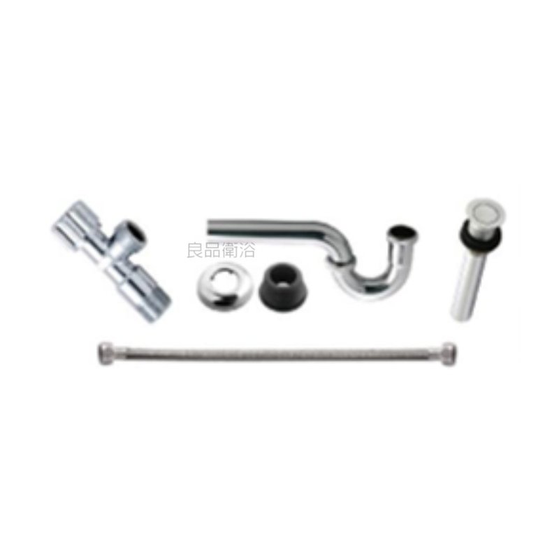 【人水良品卫浴】洗手盆用进排水配件组 台湾制造 - 卫浴用品 - 铜/黄铜 银色