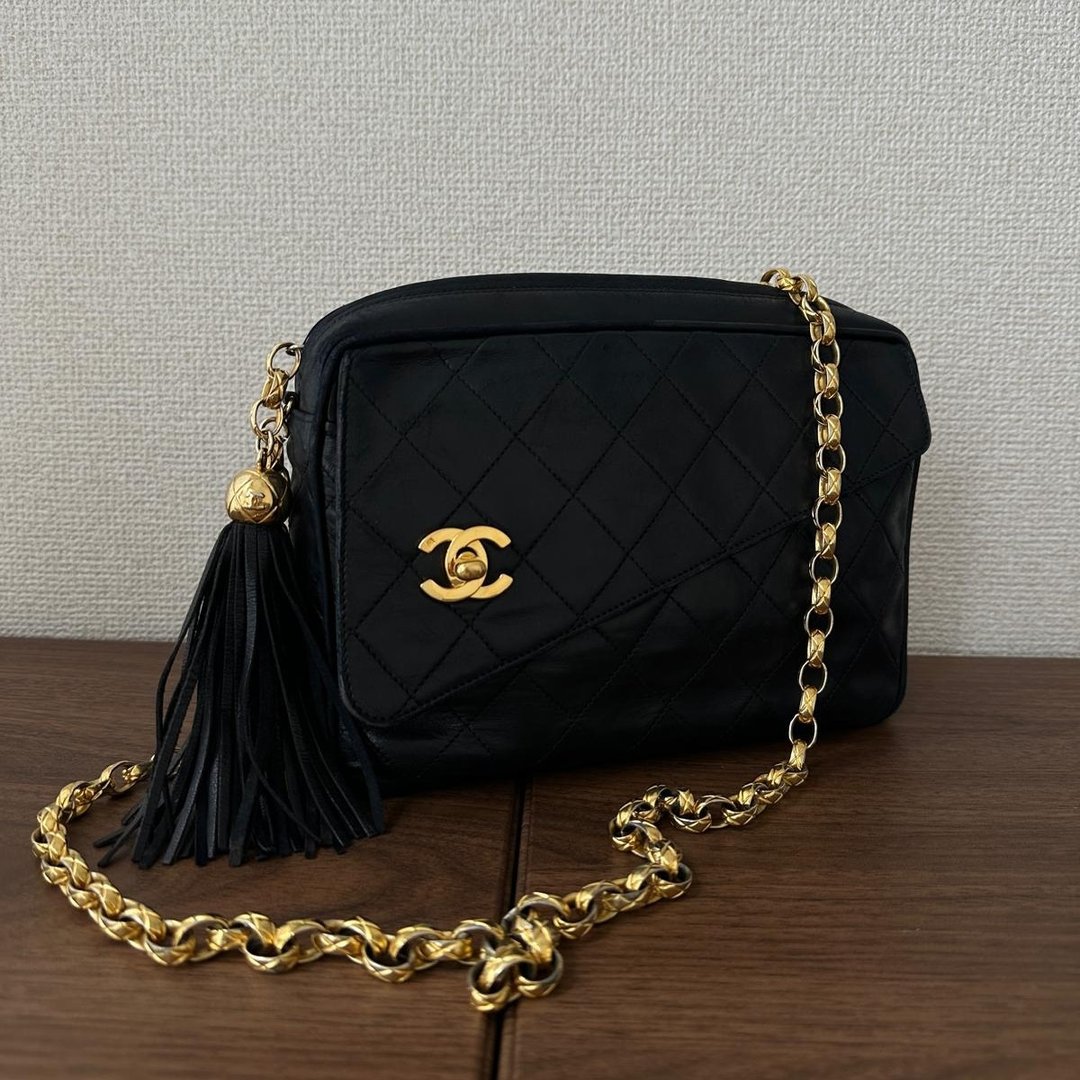 CHANEL 香奈儿 链条单肩包 - 侧背包/斜挎包 - 真皮 黑色