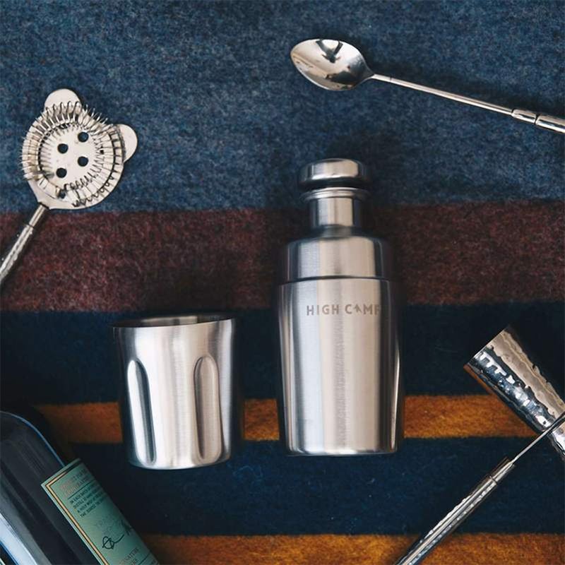 High Camp Flasks-1128 Firelight 375 Flask 酒瓶组 / 银色 - 酒杯/酒器 - 不锈钢 银色