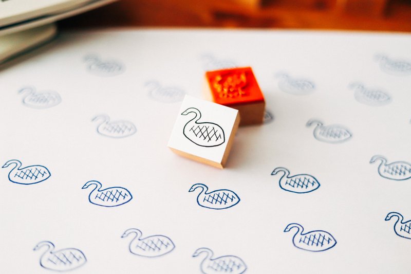 白鹤印章 / YUTORI 系列 - 印章/印台 - 木头 