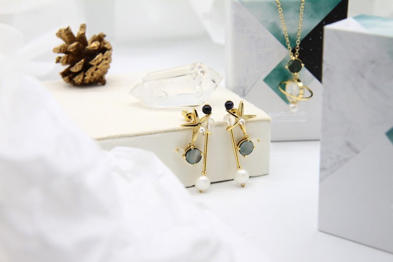 Stellar 恒星耳环 - 耳环/耳夹 - 铜/黄铜 