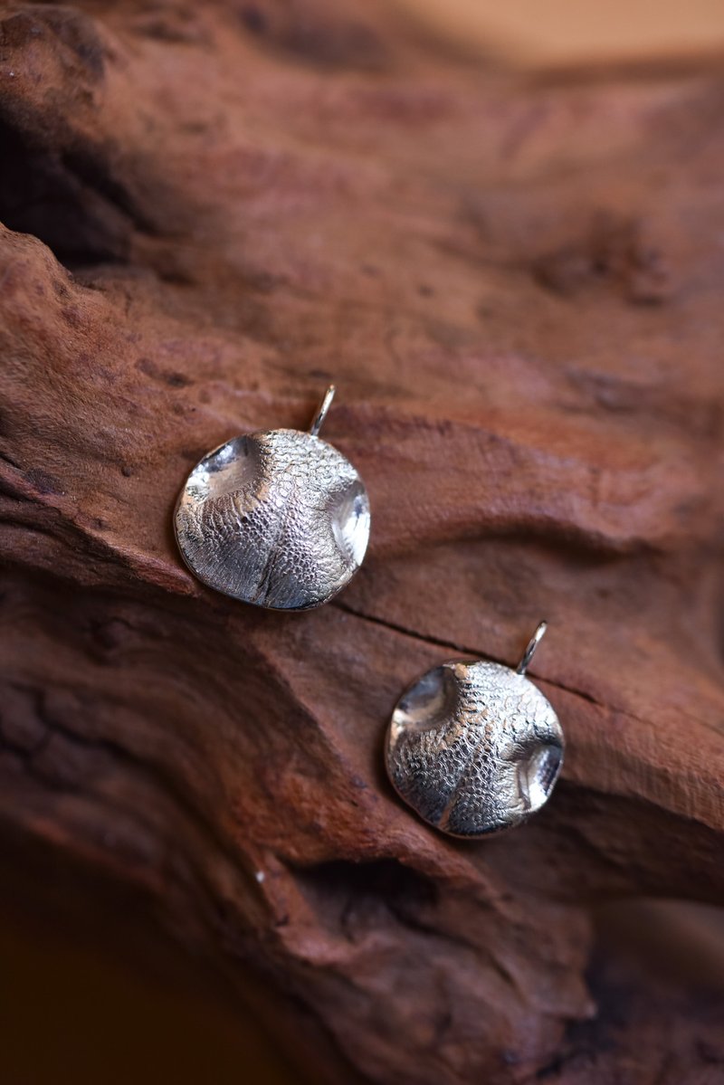 宠物纹印吊坠 925银定制单面 - 项链 - 纯银 多色