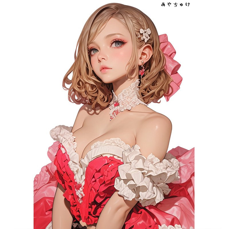 【12月新品6】07-111-0208 人物贴纸 性感情人节女孩 - 贴纸 - 纸 