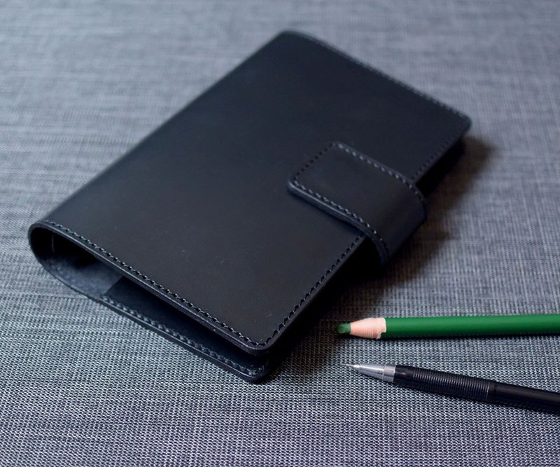 A6活页笔记本磁扣式 现货黑2026 - 笔记本/手帐 - 真皮 