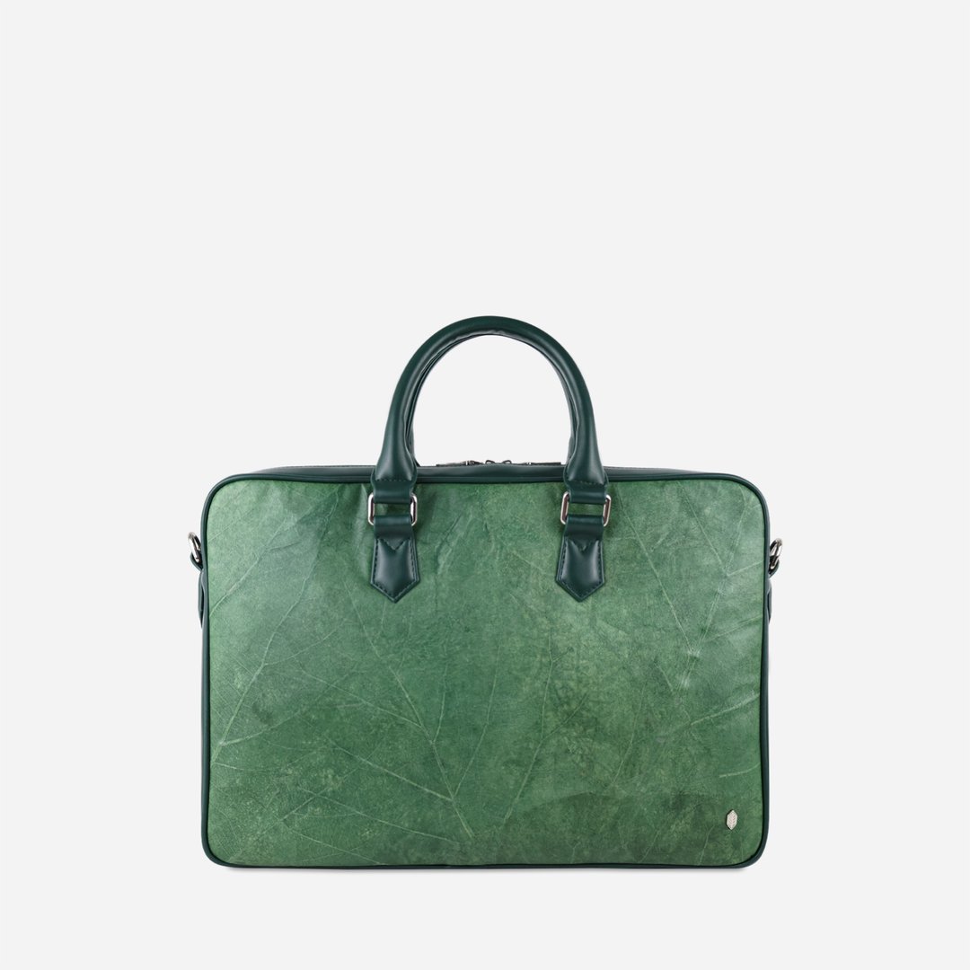 文件袋，深绿(Oxford Briefcase-Forest Green) 深绿色公文包 - 公文包/医生包 - 植物．花 绿色
