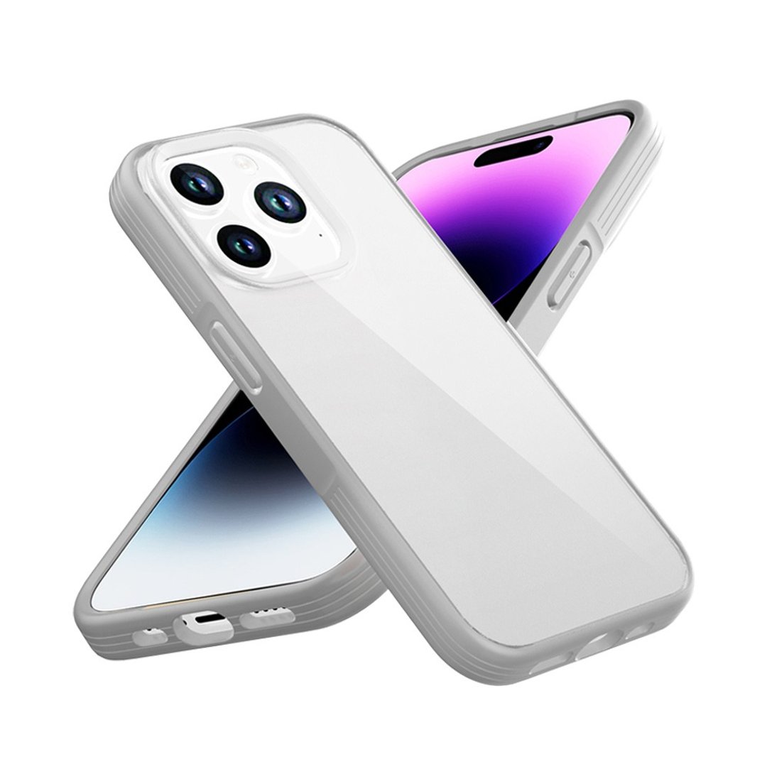 VOYAGE 超军规防摔保护壳-Pure Sport 浅灰iPhone15 ProMax(6.7) - 手机壳/手机套 - 其他材质 透明