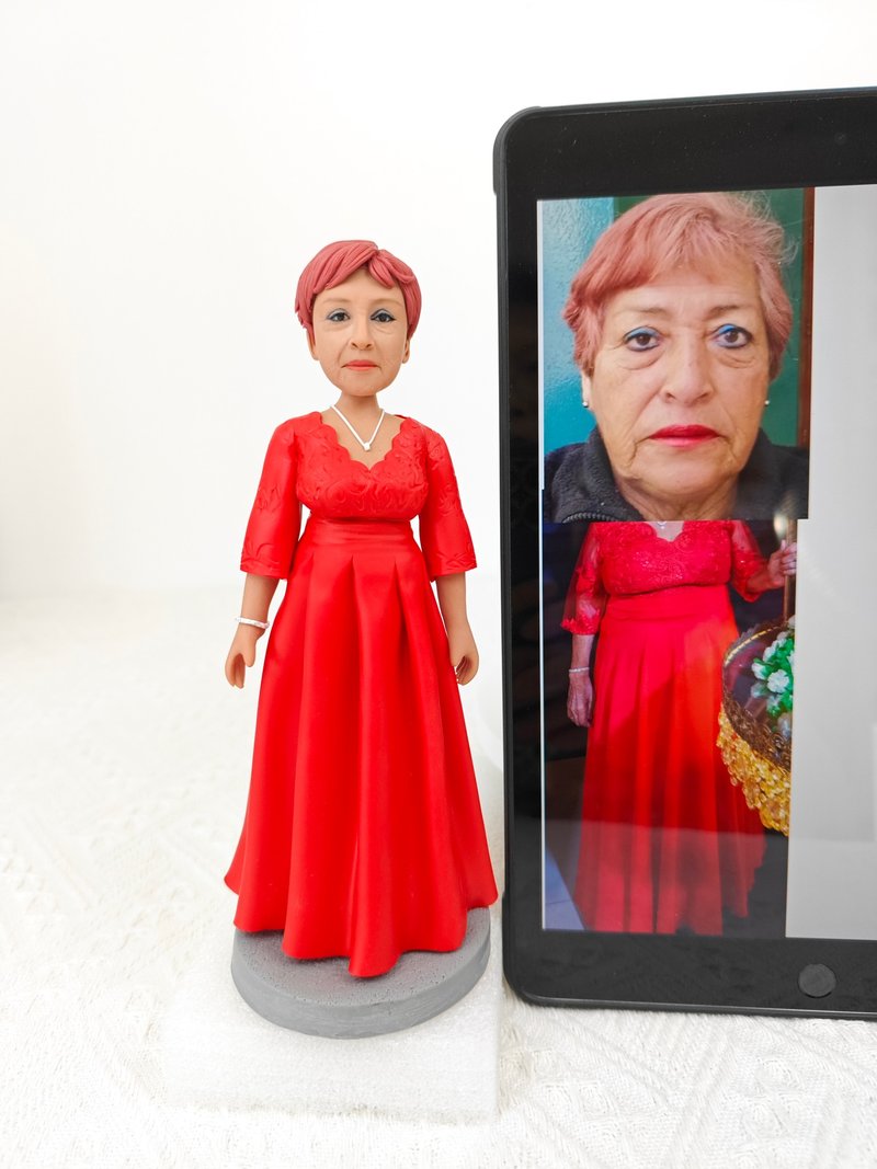 客制化人物公仔 人偶 3D人像画 似颜绘 肖像 定制 生日 纪念 礼物 - 玩偶/公仔 - 粘土 多色