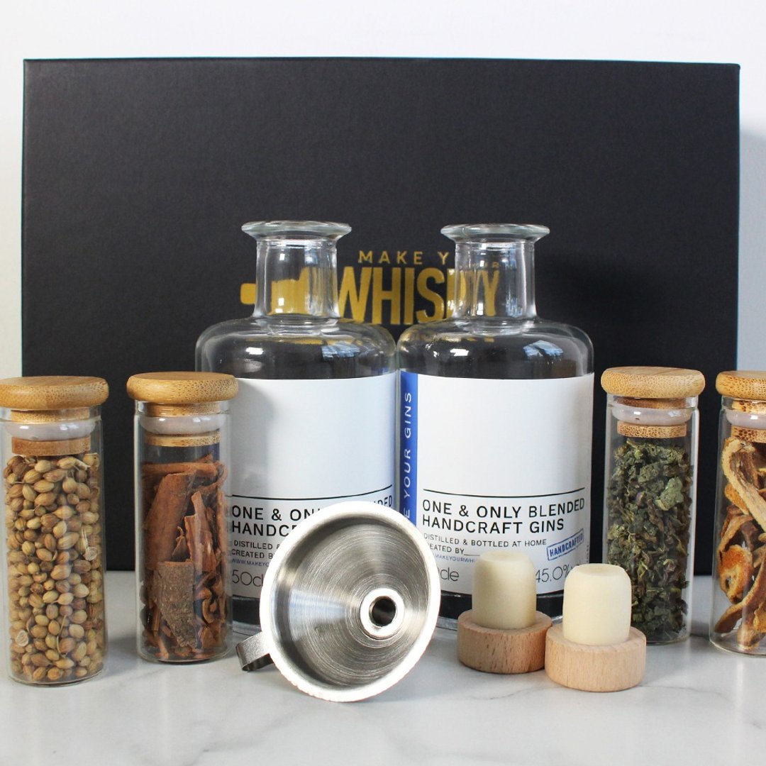 【可订制】情侣礼物 交换礼物首选 DIY材料包 自酿Mini Gin酒套装 - 其他 - 玻璃 