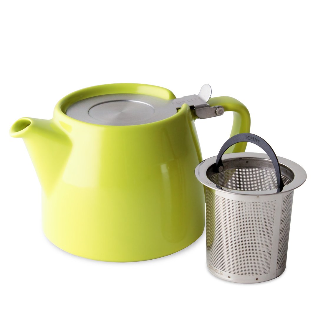 【节日送礼】美国FORLIFE树桩茶壶-莱姆绿 - 茶具/茶杯 - 瓷 红色