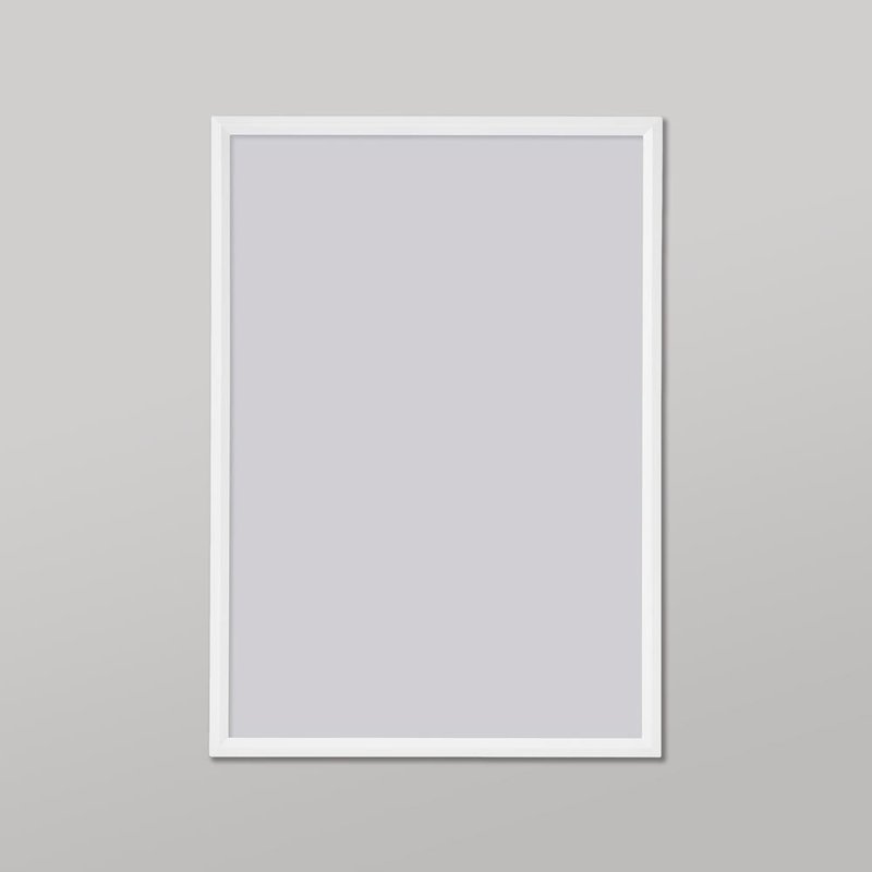 加印纸卡 / 加购细相框 (绘制费另计) - 订制画像 - 纸 白色