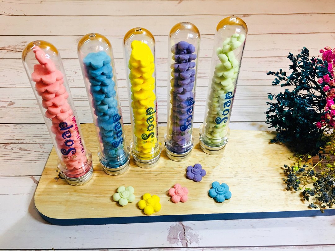 随行皂∣ 植萃·蚕丝-庞克拈花软皂 - 肥皂/手工皂 - 环保材料 