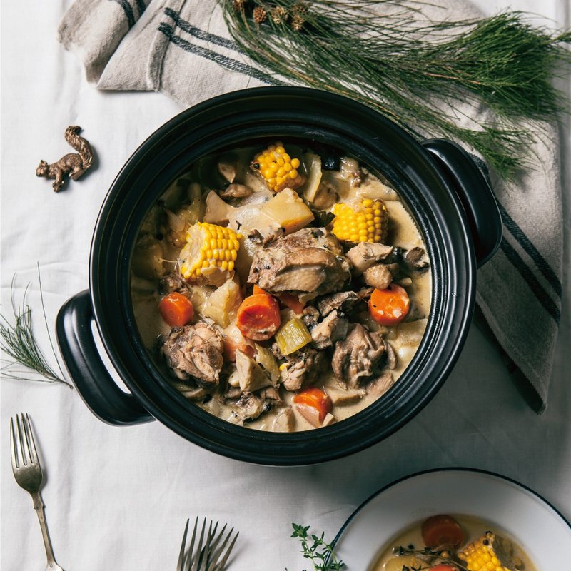 【快速出货】乐享双层盖炖煮锅  3.6L  广口设计 可用容量较大 - 锅具/烤盘 - 陶 咖啡色