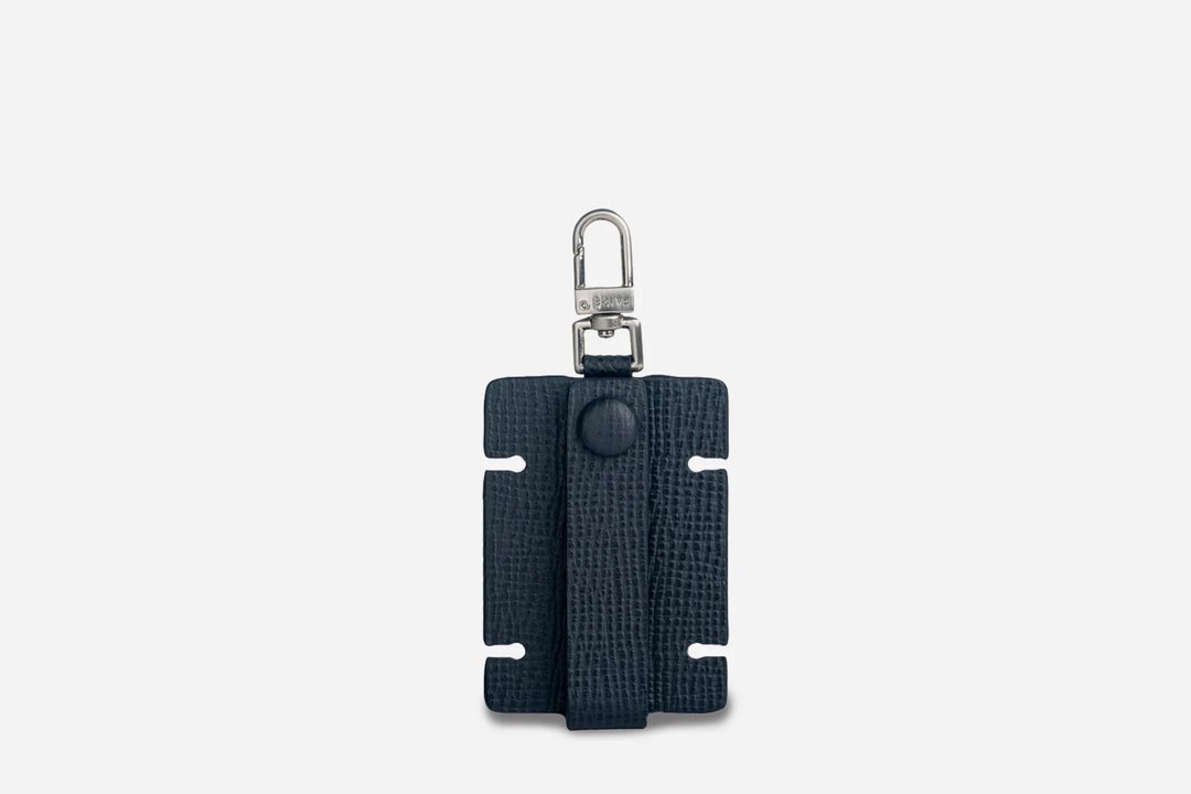 皮革电线收纳器 Specter Cable Organiser - Cross Grain - 卷线器/电线收纳 - 真皮 蓝色