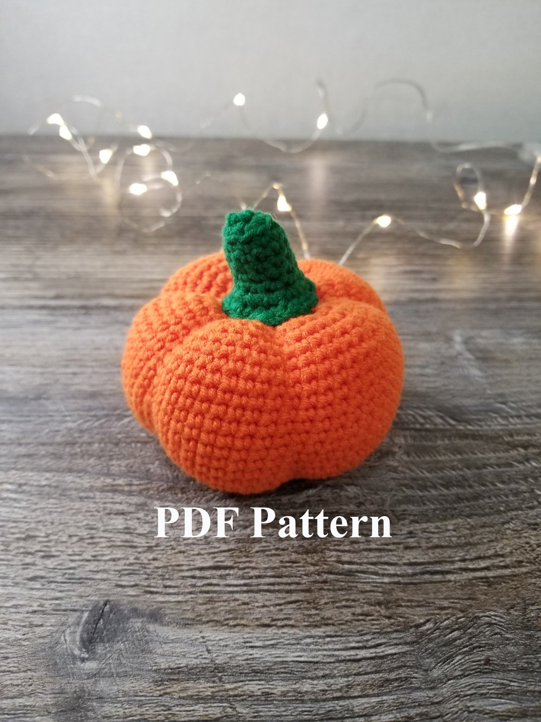 PDF Crochet pumpkin Pattern, autumn decor, amigurumi pattern, Halloween pumpkin - 编织/刺绣/羊毛毡/裁缝 - 其他材质 