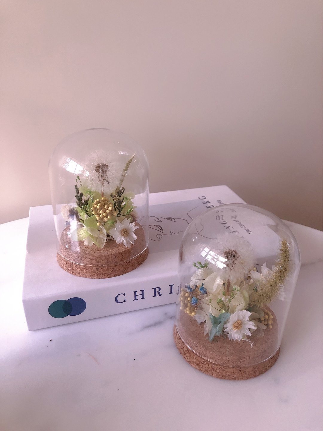 | 桃园青埔 | 企业教学 不凋花永生蒲公英盅罩体验课程 - 植栽 - 植物．花 