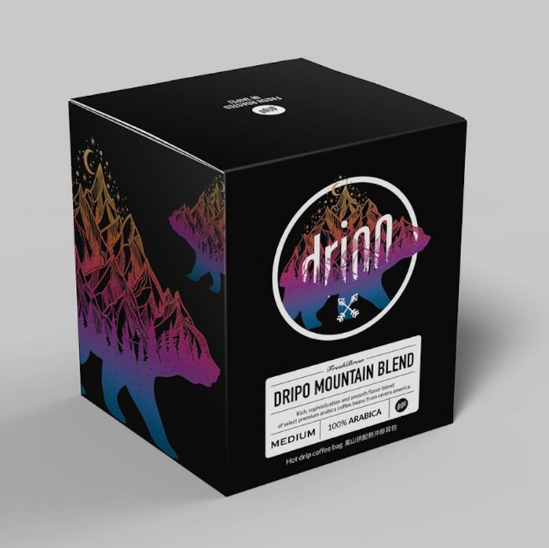 Dripo 热冲咖啡挂耳包 #03岚山拼配 | 10克 x 10包装 - 咖啡 - 其他材质 