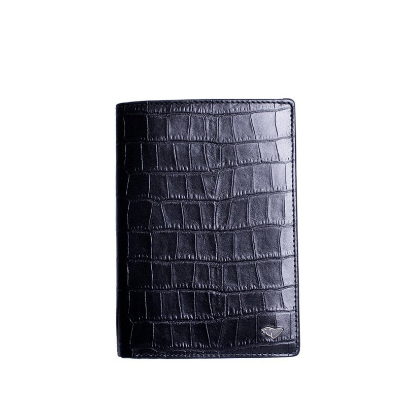 CUMAR 头层牛皮 ROME 护照夹 - 护照夹/护照套 - 真皮 黑色