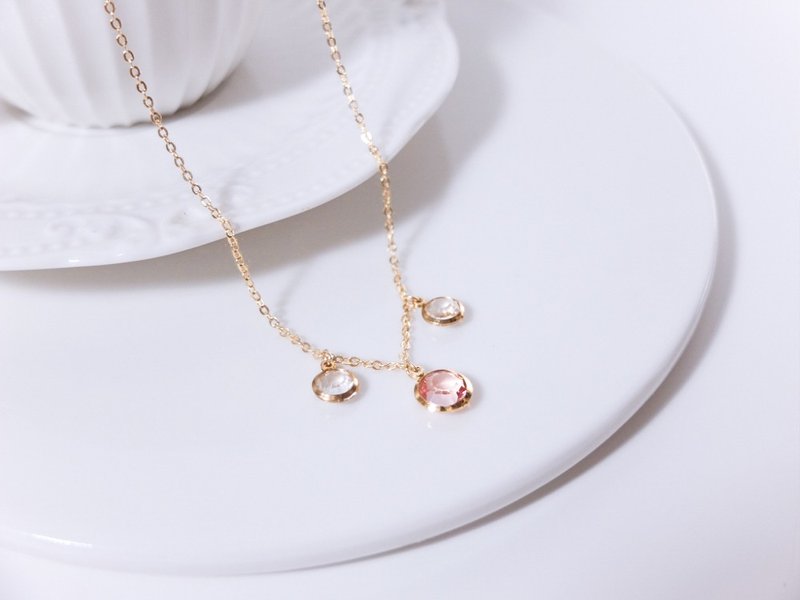 淡彩蜜糖项链 - 项链 - 其他金属 金色