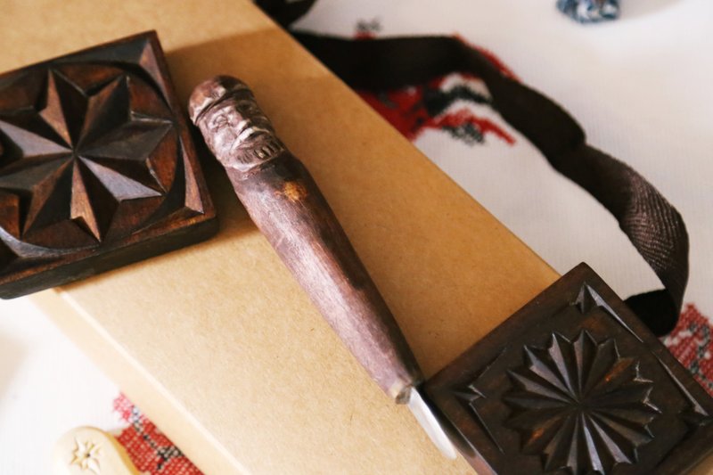 俄罗斯 | 几何木雕专用 雕刻刀 全世界唯一 手工制作 - 其他 - 木头 咖啡色