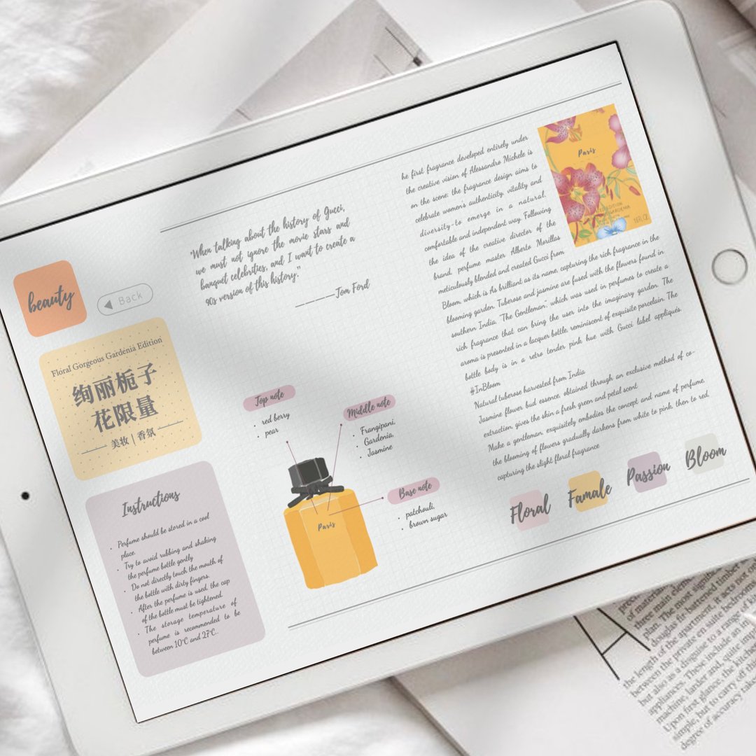 横版分区康奈尔横线方格点阵电子手账笔记模板iPad Goodnotes - 其他数码商品 - 其他材质 