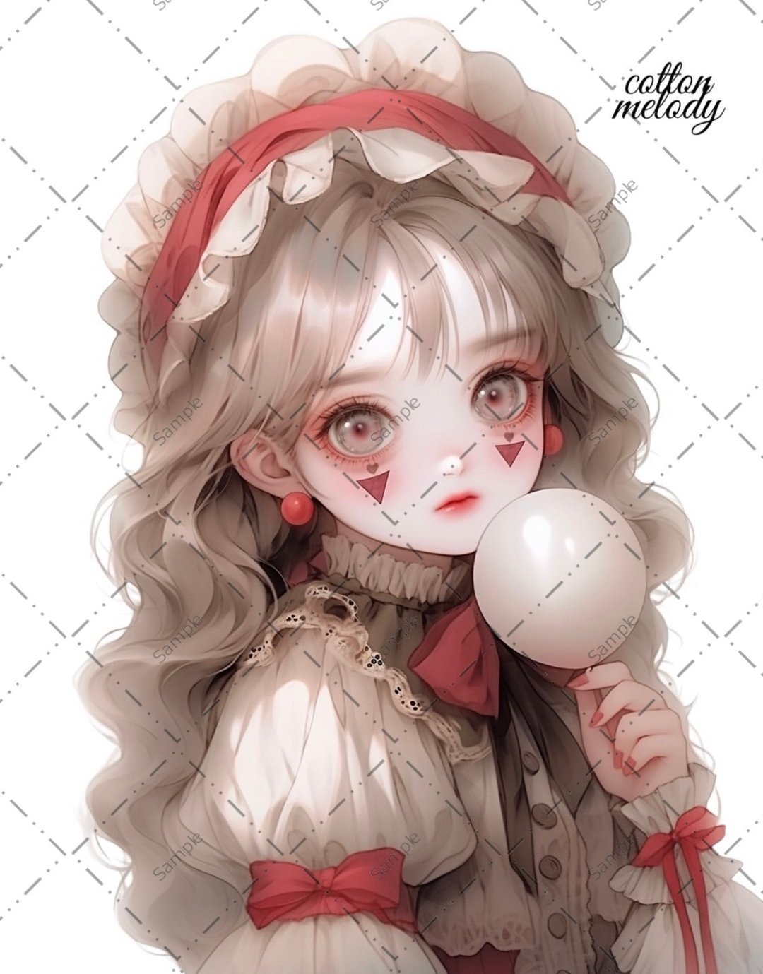 原创贴纸 no.468 人物贴纸 原创贴纸 人物贴纸 女孩贴纸 原创人物贴纸 - 贴纸 - 纸 