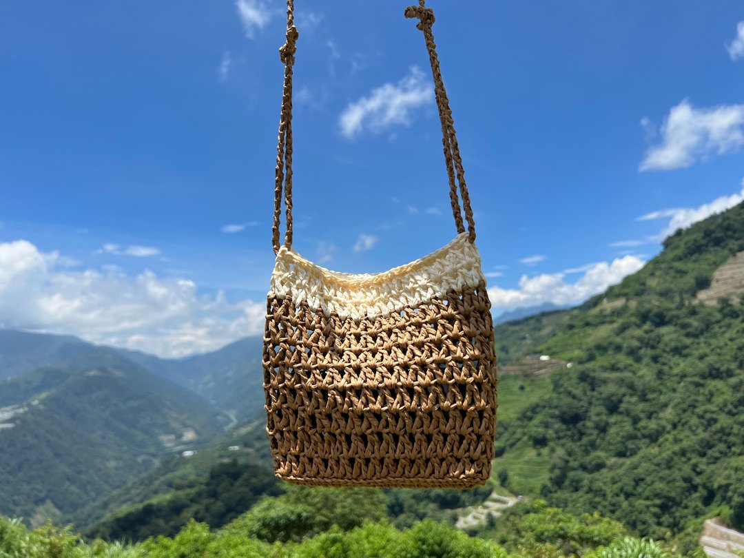定制颜色 / 奶盖编织随身包 - 侧背包/斜挎包 - 纸 多色