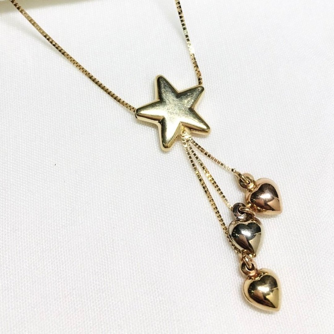 【Jewelry Ya 茱丽叶】- 星心 - 14K  K金项链 - 项链 - 贵金属 