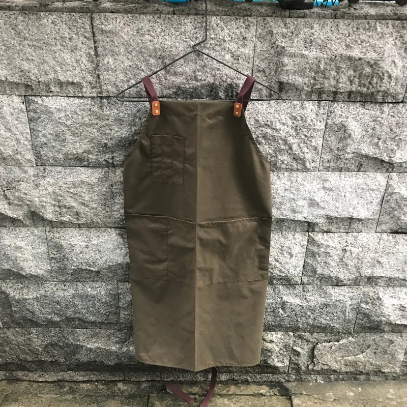 Sienna职人工作服围裙 - 围裙 - 聚酯纤维 绿色