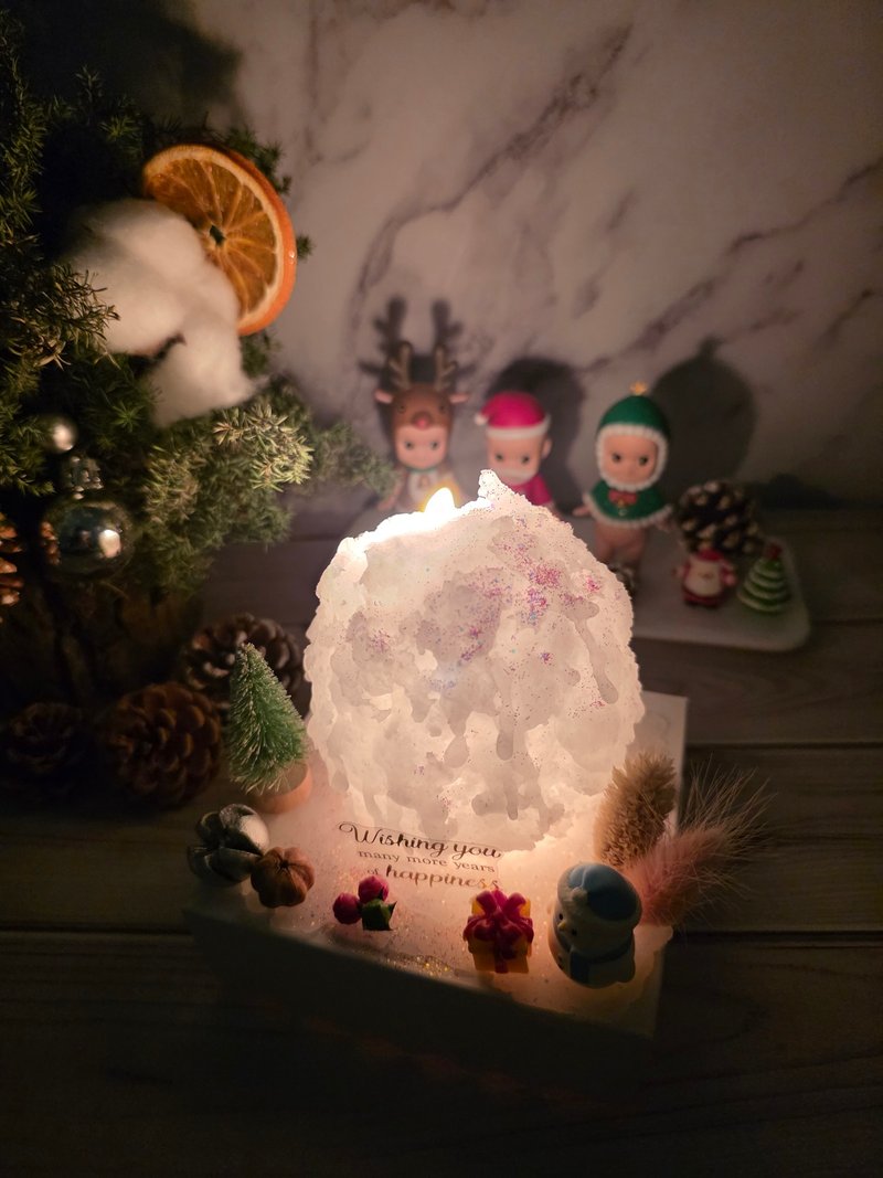 圣诞惊喜雪球礼盒 - 香薰/精油/线香 - 蜡 