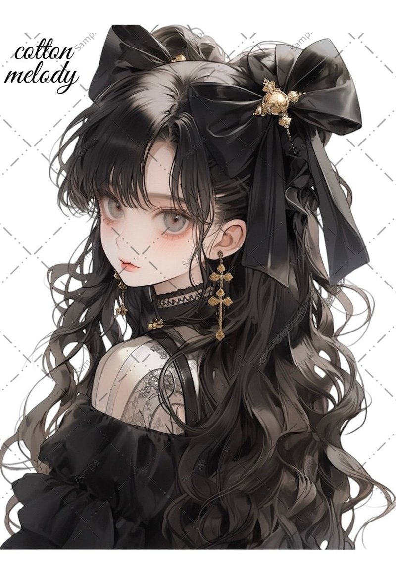 原创贴纸 No.52 人物贴纸 原创贴纸 人物贴纸 女孩贴纸 原创人物贴纸 - 贴纸 - 纸 