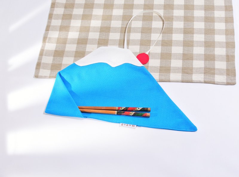 富士山 Fuji 环保餐具套 - 筷子/筷架 - 棉．麻 