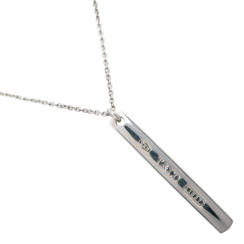 [日本直送] Tiffany & Co. 1837 条形项链 925银约 2.6 克 女士 [二手] - 项链 - 银 银色