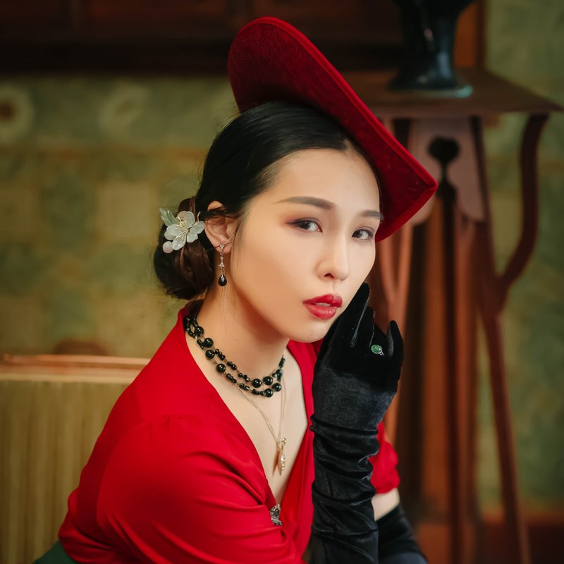 【墨徽阁】开花。结果软簪/发夹/小发钗/发钗/木簪-共六色 - 发饰 - 铜/黄铜 红色