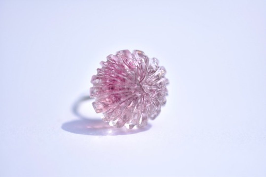 enKiriko little flower 002 Ring - 戒指 - 玻璃 