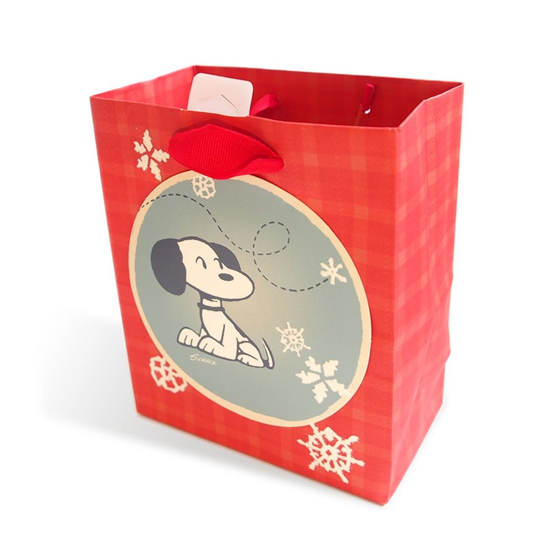 复古版Snoopy史努比耶诞小提带【Hallmark-圣诞礼物袋/纸袋】 - 包装材料 - 纸 多色