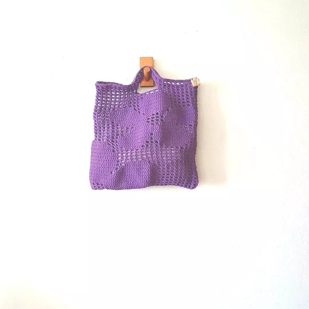 Crochet bag (Blooming) - 手提包/手提袋 - 其他材质 多色