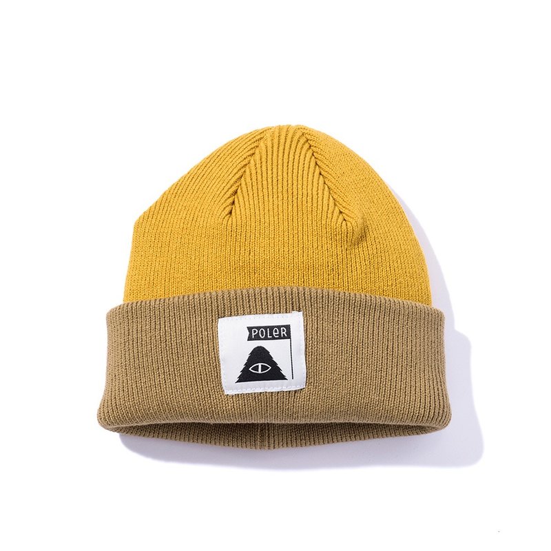 日本限定 POLER TRAILBOSS BEANIE 便帽 / 毛帽 / 棕 - 帽子 - 其他材质 咖啡色