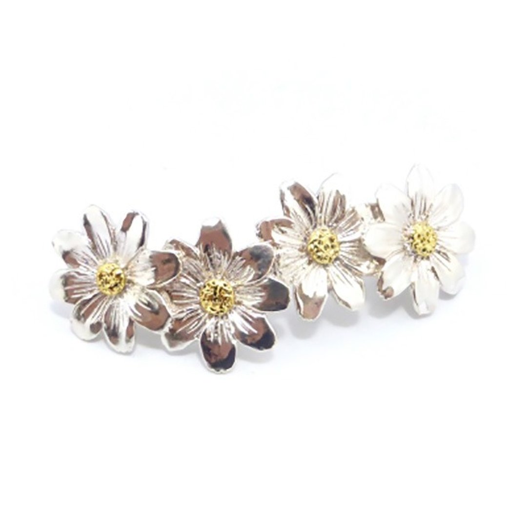 Cosmea Barrette SV Cosmos Valletta Silver Hair Axse HA 023 sv - 发饰 - 其他金属 银色